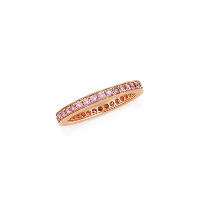 Skyline Pink Diamond Full Set Eternity Ring, 2.5mm
