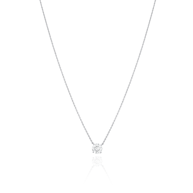 0.71cts Superfine Diamond Platinum Pendant