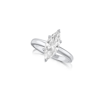 1.12cts Marquise Diamond Solitaire Ring