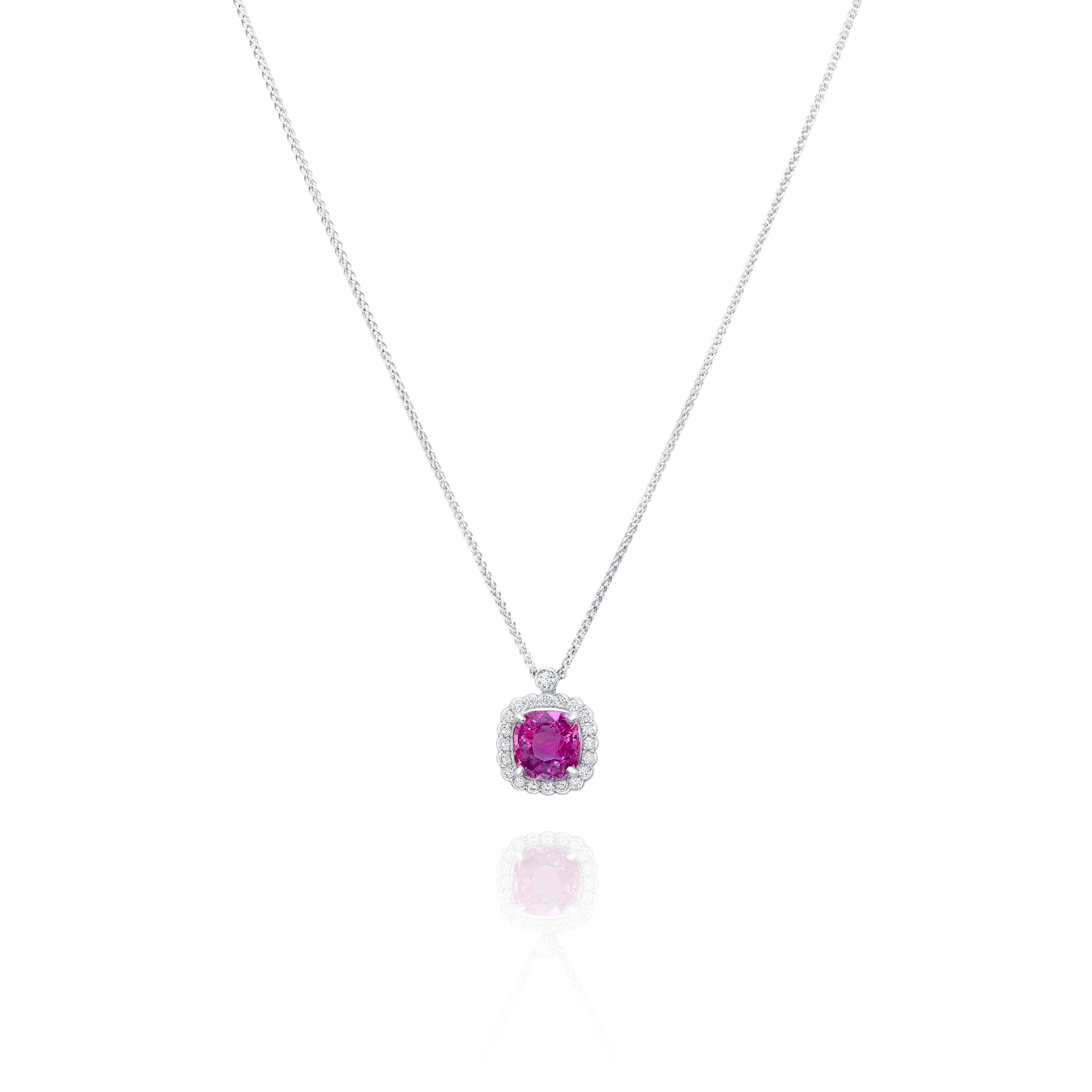 Padparadscha 2025 sapphire pendant