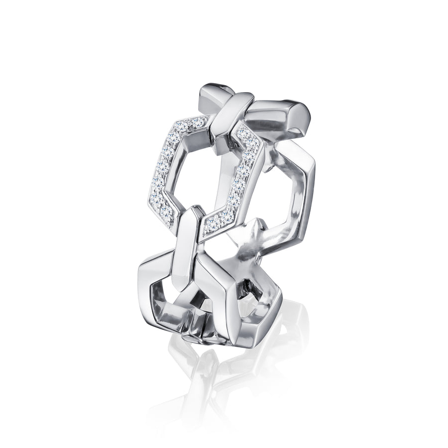 Nectar Platinum and Diamond Ring