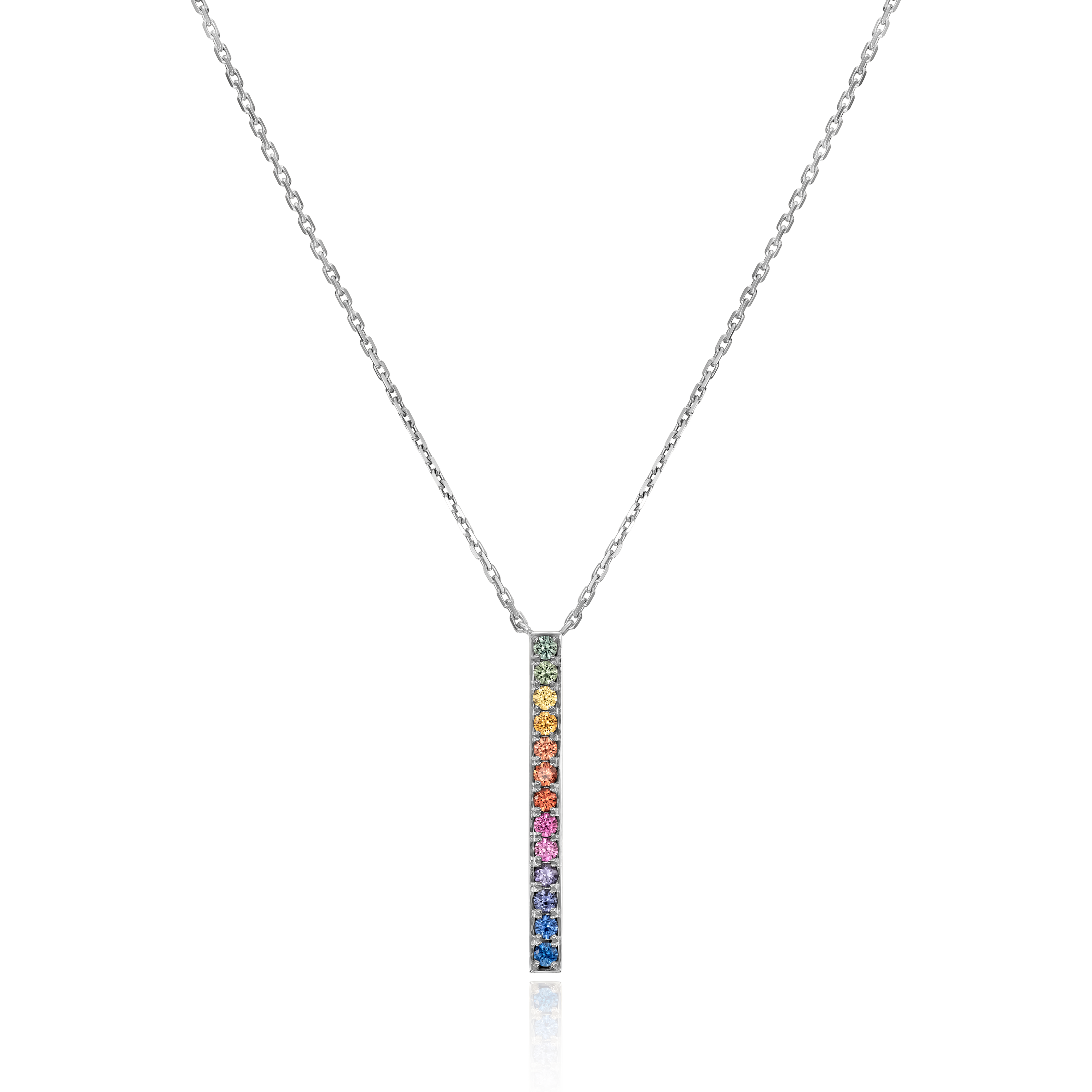 Skyline Multicolour Sapphire Pendant
