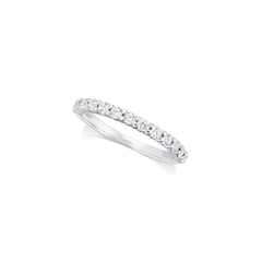 0.50cts Diamond-Set Half Eternity Ring