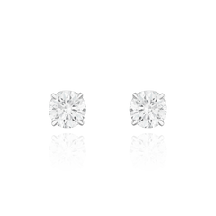 1.40cts Round Brilliant Cut Diamond Earrings