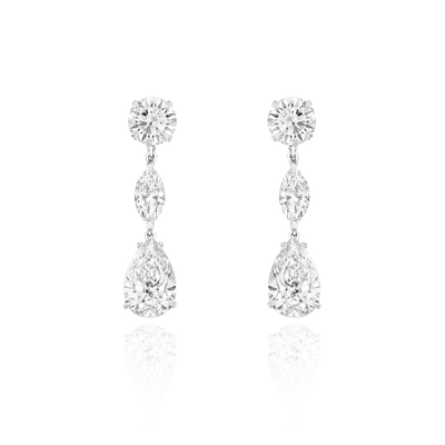 7.29cts Diamond Drop Earrings