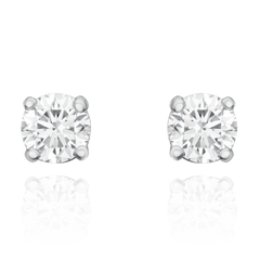 0.51cts Round Brilliant Cut Stud Earrings