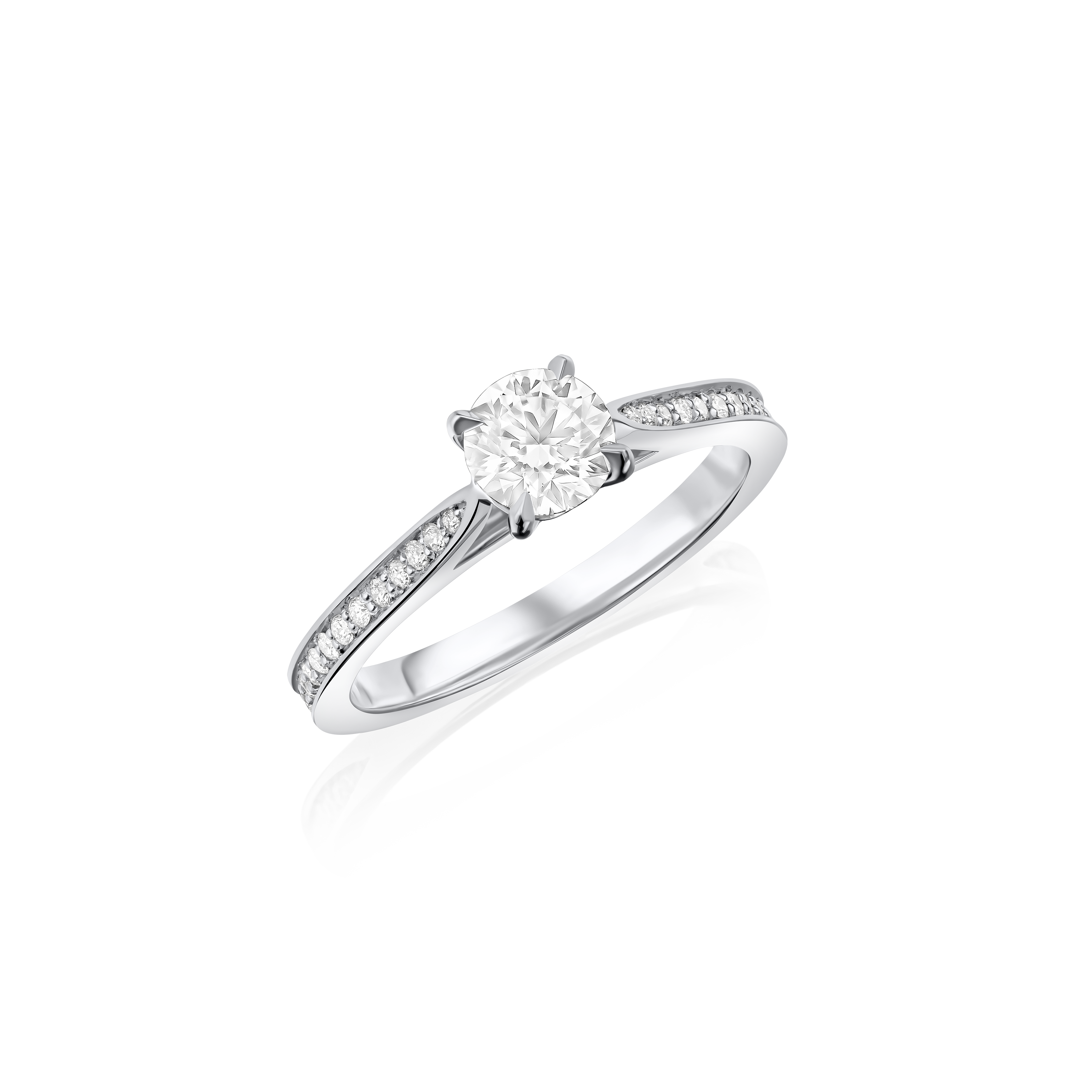 0.60cts Round Brilliant Cut Diamond Solitaire Ring