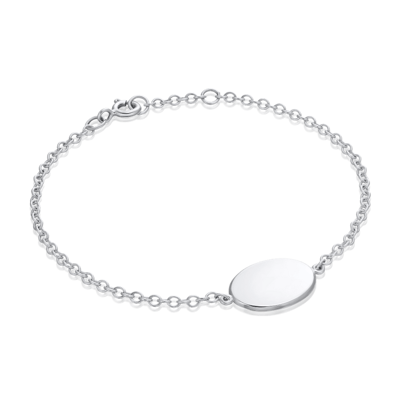 Silver Love Token Bracelet