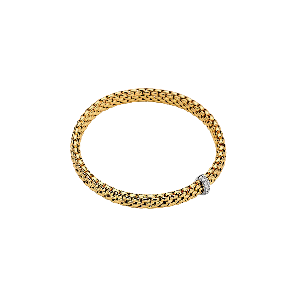 Vendome 18ct Yellow Gold Diamond Bracelet