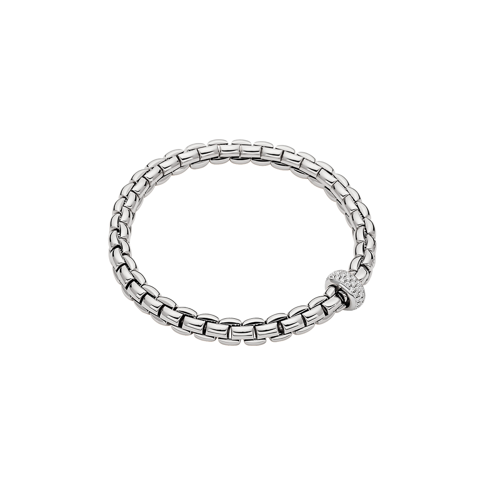 Eka Pave 18ct White Gold Bracelet