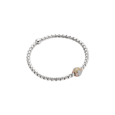 Eka Flex'It Diamond Set Rondel Bracelet