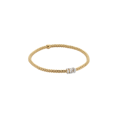 Prima Flex'It 18ct Yellow Gold Diamond Bracelet