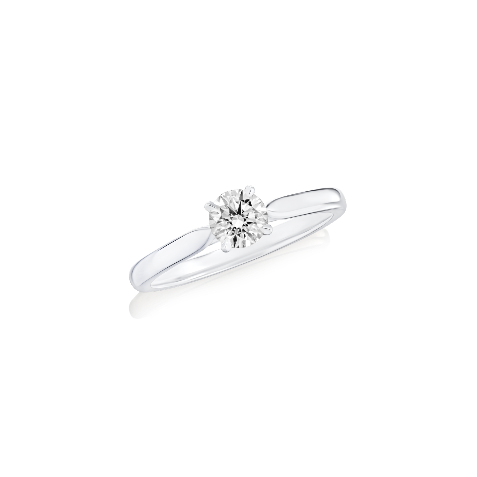 0.50cts Diamond Solitaire Platinum Ring