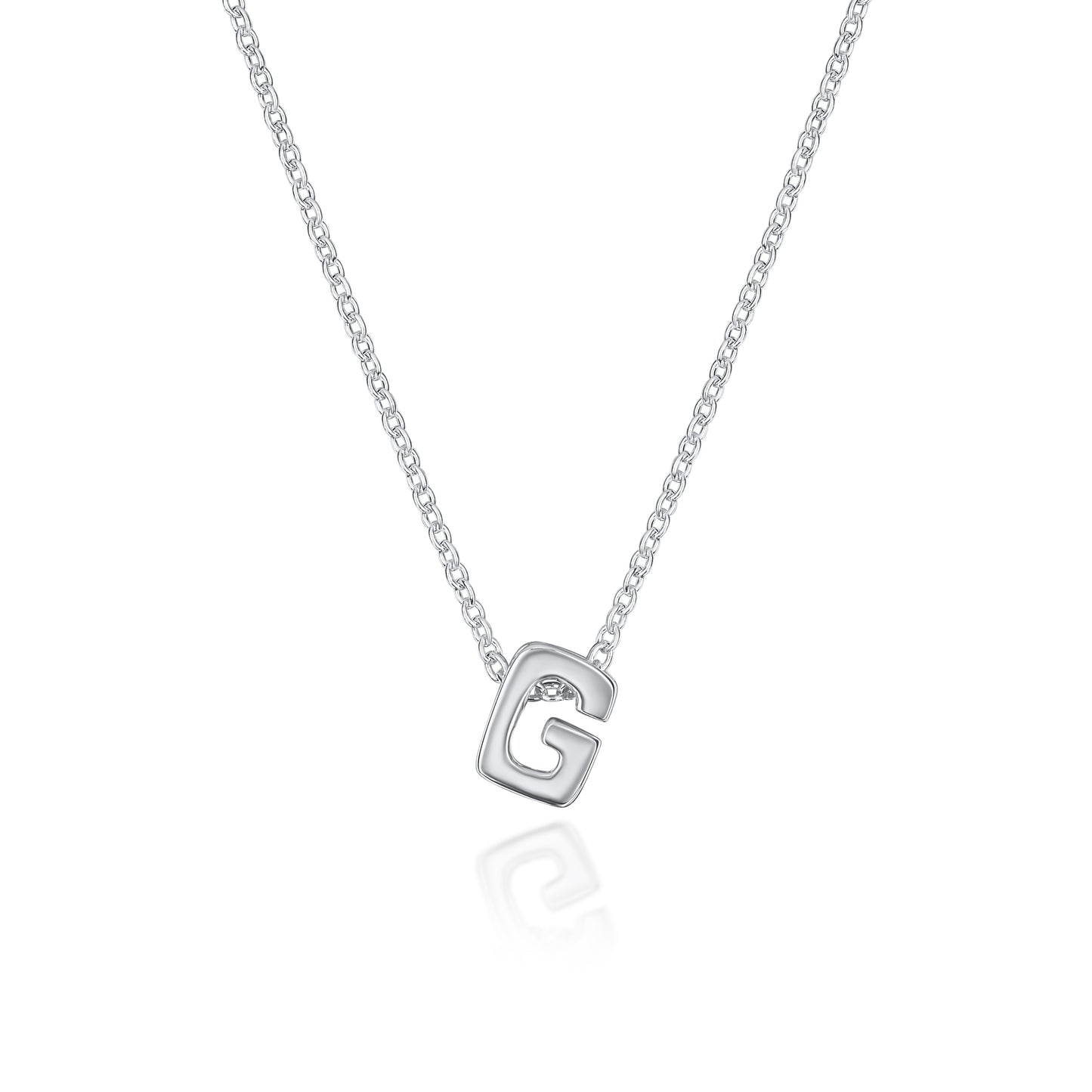 Sterling Silver Initial Pendant