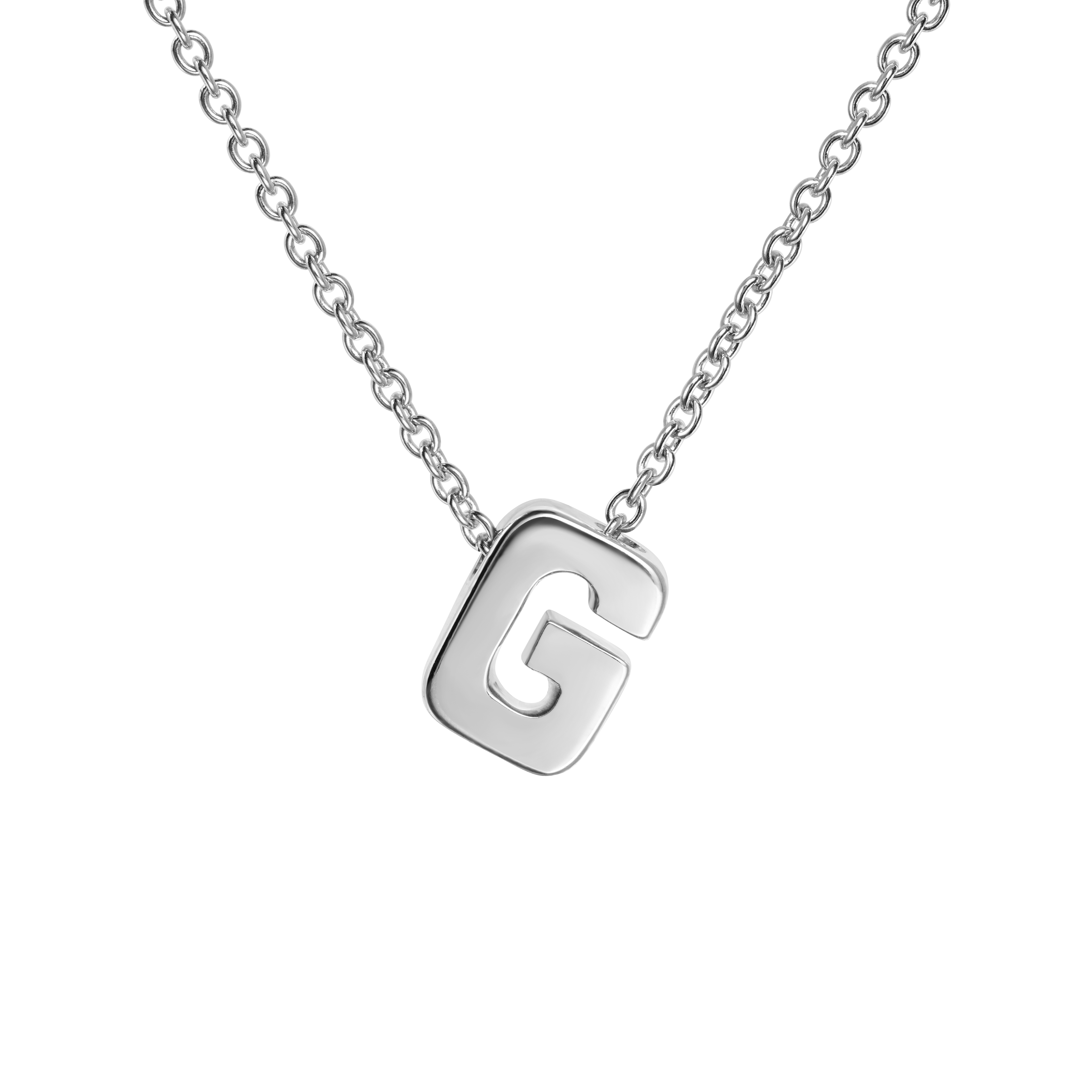 Signature Letter G Necklace – With Clarity