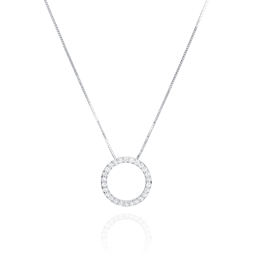 Diamond Halo Pendant