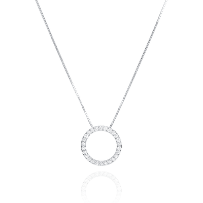 Diamond Halo Pendant