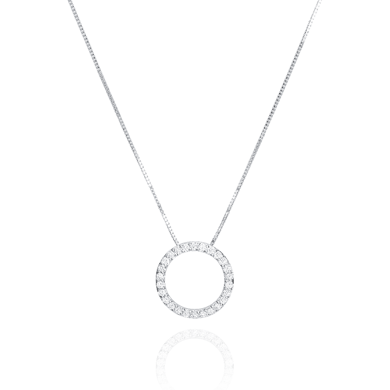 Diamond Halo Pendant