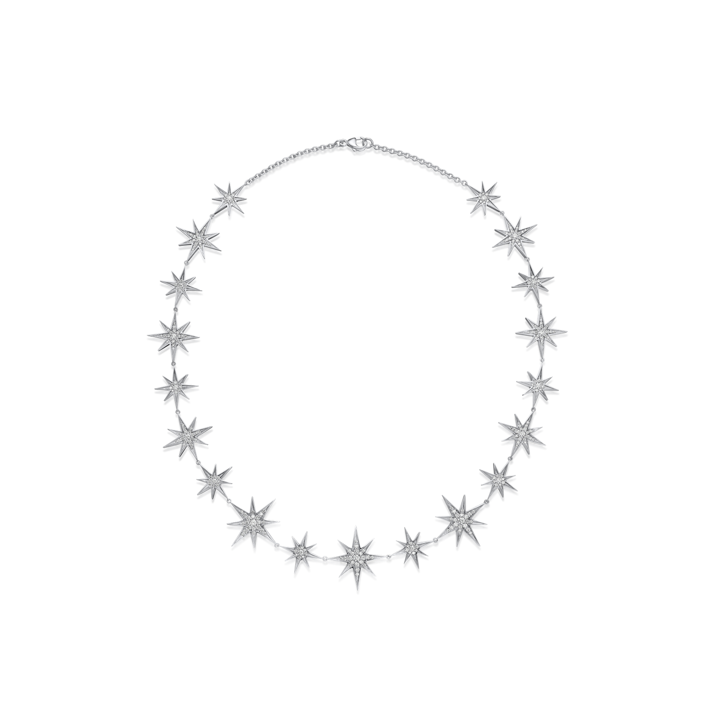 Sienna Collection Diamond Set Star Necklet