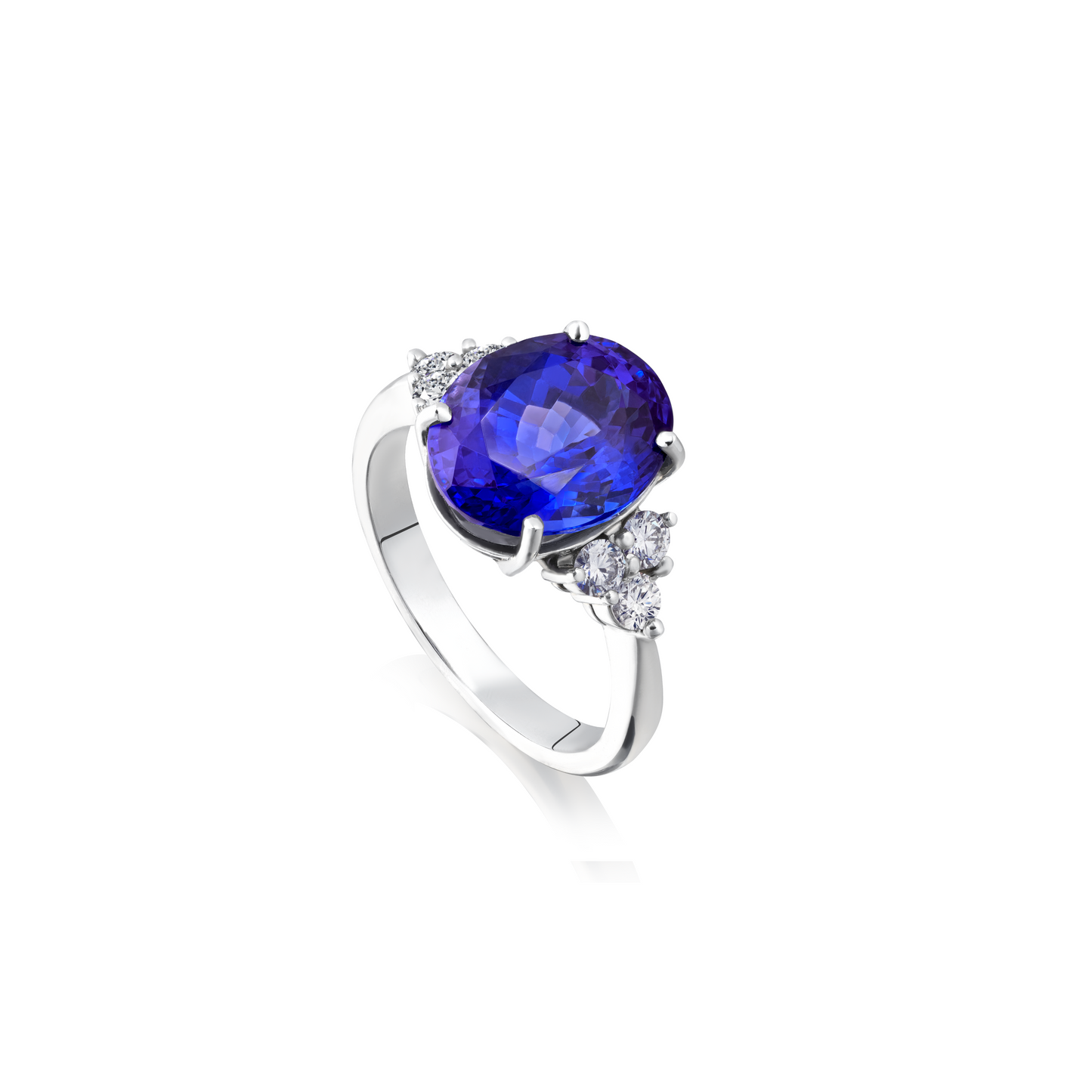 Tanzanite and Diamond Ring