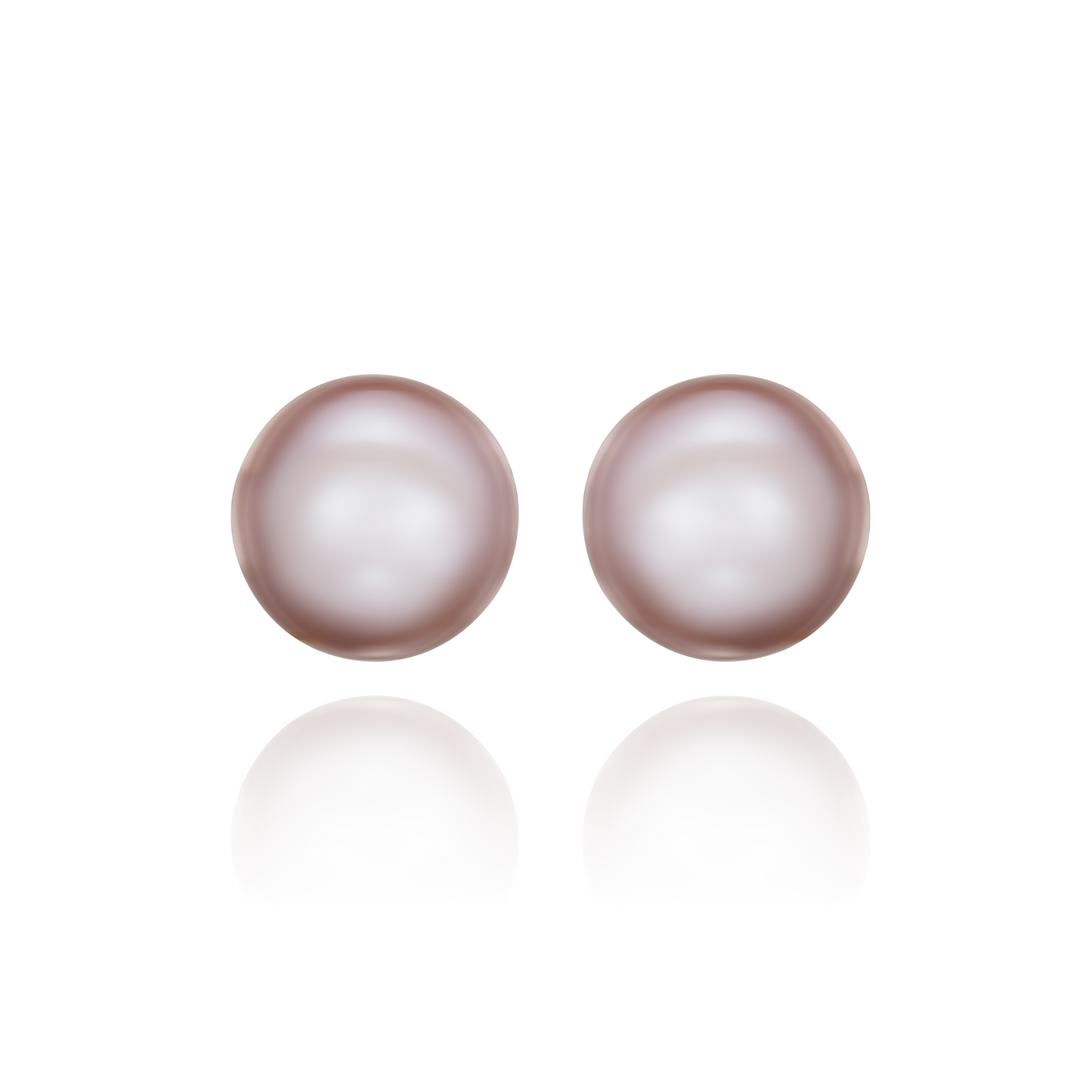9.7mm Pink Freshwater Pearl Earrings