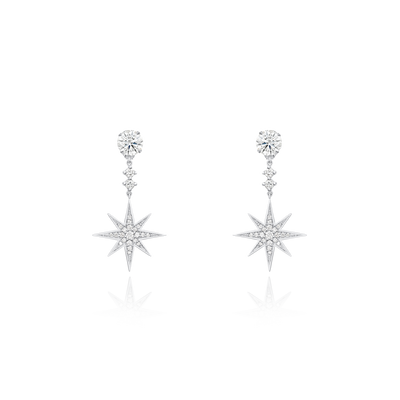 Sienna Slide On/Off Earrings with Diamond Studs
