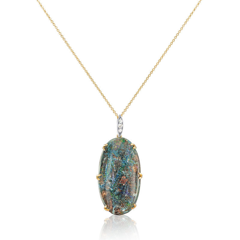 25.88ct Black Opal Pendant
