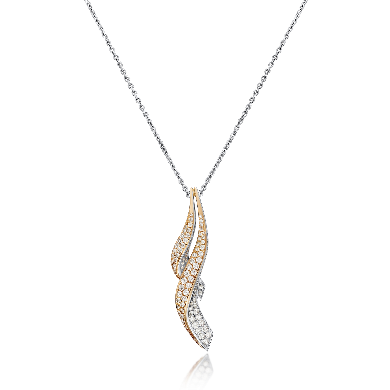 Diamond 2025 wing pendant
