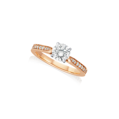 0.90cts Round Brilliant Cut Diamond Solitaire Ring